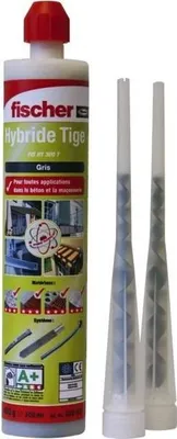 Obrázok produktu pre Chemická tesniaca hmota HT, kartuša 380 ml, sivá – Fischer