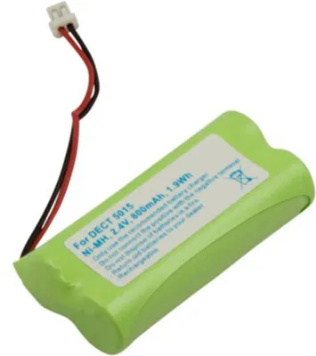 Zdjęcie produktu dla Avizar, akumulator do telefonu bezprzewodowego Audioline DECT 5015, NiMH 800 mAh, zielony