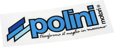 Produktbild von Aufkleber POLINI Logo 12x4cm