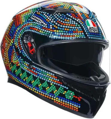 Produktbild von AGV K3 Helm Integralhelm Motorradhelm Rollerhelm mit Sonnenblende S 2118381001001005