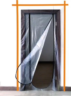 Produktbild von Meister Staubschutztür 220 x 112 cm 2 Stück Staubschutz bei Umbau & Renovierung