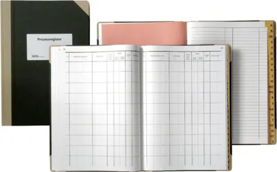 Produktbild von Prozessregisterbuch 165945 300 Seiten