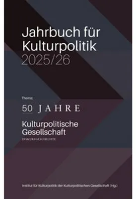 Produktbild von Jahrbuch für Kulturpolitik 2025/26