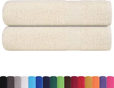 Immagine prodotto di Asciugamani da bagno FROGN 2 pz Crema 100x150 cm 360 g/m²