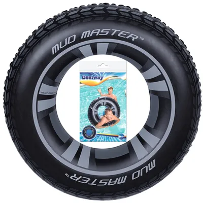 Image de Bestway Car Tire Swimming Ring | Approx. 90 Cm (36016)
