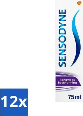 Immagine prodotto di Sensodyne Dentifricio Protezione Gengive 75 ml - Confezione risparmio - 12 pezzi