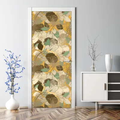 Produktbild von Dekorative Türposter Aufkleber Türsticker selbstklebend Klebefolie Schmetterling rosa 70 x 200 cm