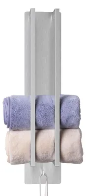 Produktbild von Wandhandtuchhalter ohne Bohren - Edelstahl Handtuchregal für Badezimmer mit Haken