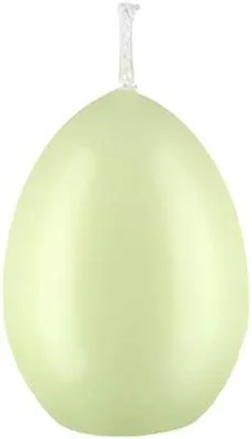 Productafbeelding van Eierkaarsen - Dinerkaarsen Standaardkaarsen - Sfeer Creëren - RAL Keurmerk - 120 x 80 mm - Kiwi