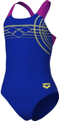 Produktbild von Arena SUNRISE SWIMSUIT SWIM NEON BLUE-VERY FUCHSIA 140