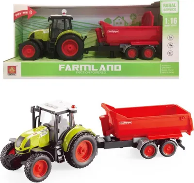 Obrázek produktu pro Traktor s přívěsem (Hračky, vozidla)