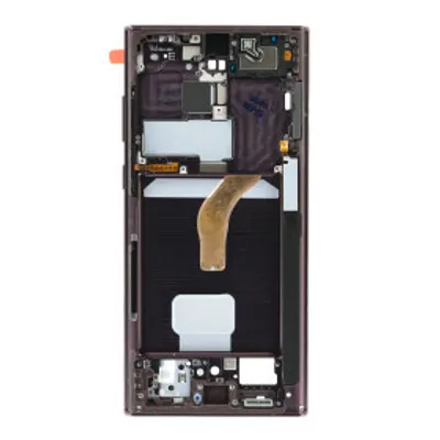 Produktbild von Original Mittelrahmen für Samsung Galaxy S22 Ultra SM-S908 Burgund GH96-14953B
