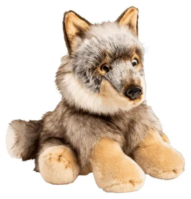 Image de Anima Peluche de Loup assis 30 cm