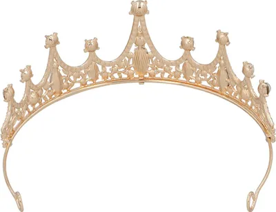 Produktbild von Boland 664576, Karnevals-Tiara, Erwachsener, Weiblich, Eisen, Acryl, Rose, Gold, 50 g