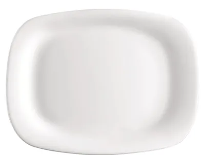 Productafbeelding van Grangusto witte rechthoekige plaat, 21,7 x 16,3 cm - 6 stuks