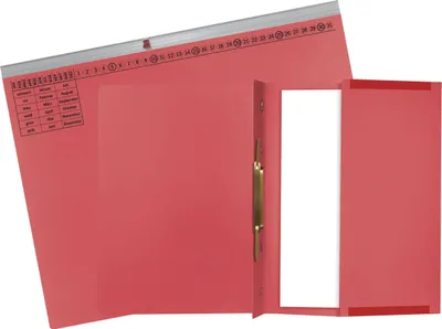 Obrázok produktu pre Exacompta 370103B 25 Exacompta Hängehefter Exaflex Karton rot 1 x Amtsheftung