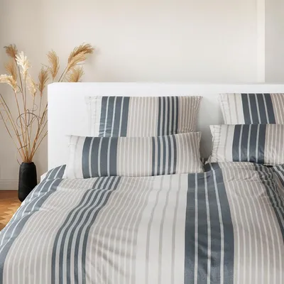 Produktbild von Elegante Interlock Jersey Bettwäsche Range 3604-9 anthrazit 135x200