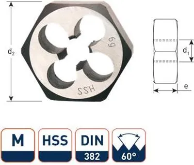 Produktbild von Hss Zeskante Snijmoer, Din 382, M10