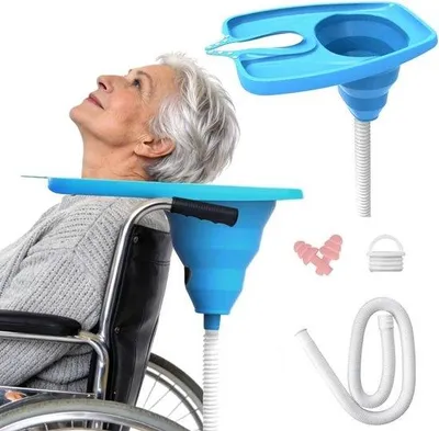 Productafbeelding van Opvouwbare Haarwastafel voor Bedlegers
