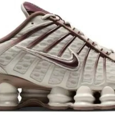 Produktbild von Nike Shox TL "Light Bone Burgundy Crush" Braun, Größe: 40