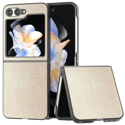 Produktbild von König Design Hülle kompatibel mit Samsung Galaxy Z Flip6 Kunststoff Soft Handyhülle - Handy Case Gold
