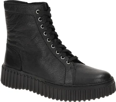Produktbild von Clarks TORHILL RISE Damen Stiefeletten - bequeme Stiefelette schwarz NEU