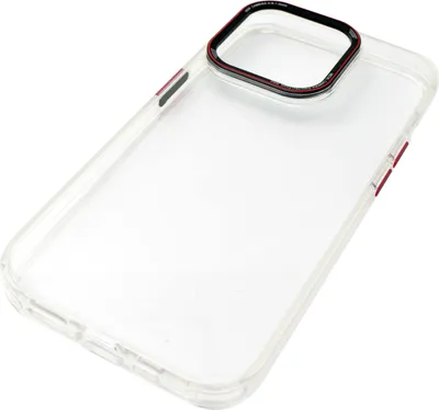 Produktbild von Schutzhülle stoßfest aus TPU in Weiß Transparent Hülle für iPhone 14 Pro