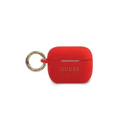 Immagine prodotto di Guess Guacapsilglre Airpods Pro Cover Czerwony/Red Silicone Glitter