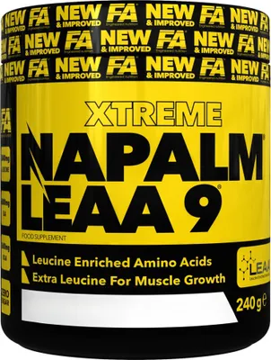 Produktbild von FA Nutrition | Xtreme Napalm LEAA 9 | Leucine Enriched Essential Amino Acids Orange and Mango