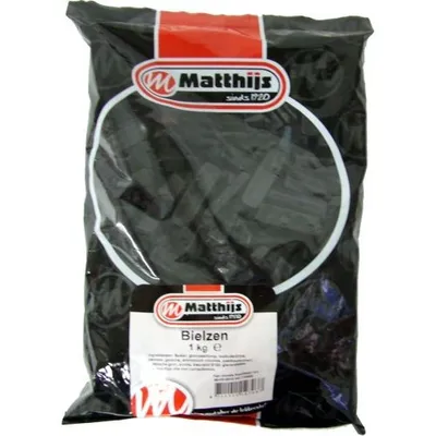 Produktbild von Matthijs Holland Lakritze Bielzen 1000g (normales Lakritz)