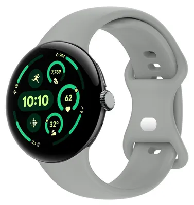 Obrázek produktu pro Silikonový řemínek k chytrým hodinkám Google Pixel Watch 4 / 3, 45 mm, s motýlkovou sponou