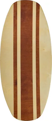 Productafbeelding van Skimboard voor volwassenen - Watersport board - Surfen in ondiep water - Houtlook met Cleargrip - 101 cm - Niet gespecificeerd