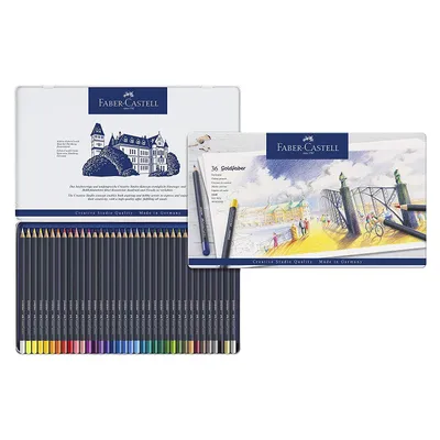 Produktbild von FABER-CASTELL Buntstifte GOLDFABER 36er Metalletui