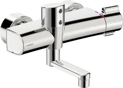Produktbild von HANSA HANSAclinca Safety Waschtischarmatur, berührungslos, Ausladung 186 mm, chrom, 08866201
