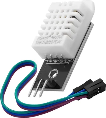 Produktbild von AZ-Delivery Sensoren DHT22 AM2302 Temperatursensor und Luftfeuchtigkeitssensor mit Platine und Kabel kompatibel mit Arduino und Raspberry Pi, 1X DHT22 Modul