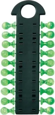 Produktbild von Pinwand/Markierungsnadel-Magazin 8x14mm inkl. 20 Pins kristallgrün