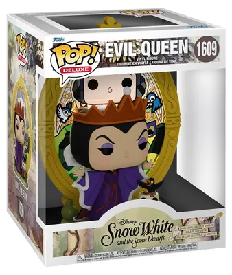 Produktbild von Funko FK81681 - Disney Villians POP! Deluxe Vinyl Figur Evil Queen(Glass) 9 cm - Neu