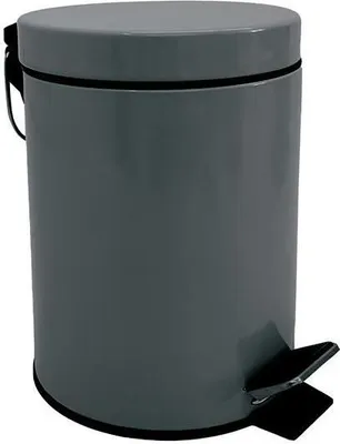 Produktbild von MSV Bad/Toiletten-Treteimer - dunkelgrau - 3 Liter - 17 x 25 cm