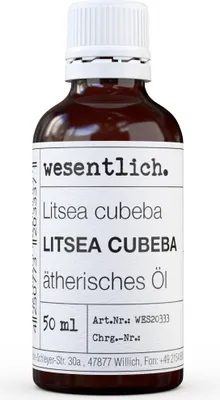 Produktbild von Litsea Cubeba 50ml von wesentlich.