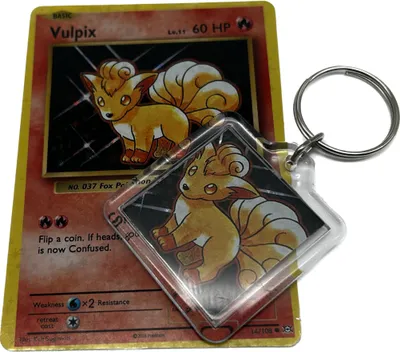 Produktbild von Pokemon Vulpix Schlüsselanhänger – Anhänger für Fans & Sammler