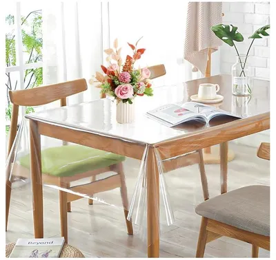 PVC Tischschutzfolie 140x100 cm transparent wasserdicht