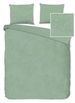 Obrázek produktu pro Bavlněná sada povlečení "Den Haag" – zelená – (200x220 cm) – 100 % polyester