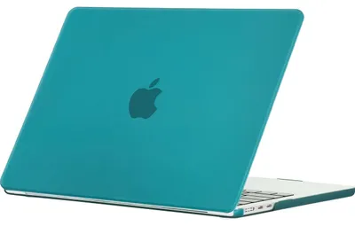 Produktbild von Mobigear Schutzhülle für MacBook Air 15 Zoll (2023-2026), Hartschalenhülle, grün, Modell A2941 / A3114 / A3241 / A3448