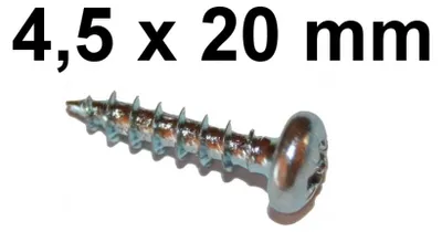 Produktbild von Smoby Universalschraube 4,5x20 mm verzinkt – Schraube für Spielhaus, Rutsche & Activity Center (76A2415000401)