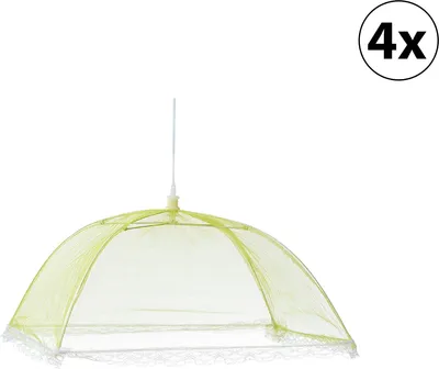 Produktbild von 4er Set grün Speisehaube 36cm - Garten - Schutz - Outdoor