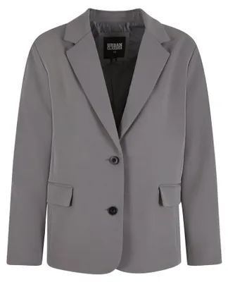 Produktbild von Urban Classics - Blazer Einreihig für Damen TN914 (XL) (Wolkengrau)