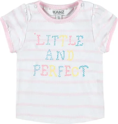 Produktbild von Mädchen T-Shirt, Mix, Streifen, Kanz