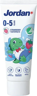 Productafbeelding van Jordan Tandpasta Kids 0-5 jaar (50 ml)