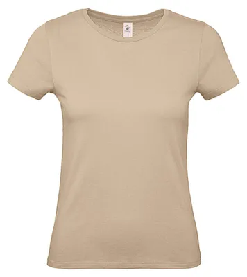 Produktbild von B&C - "#E150" T-Shirt für Damen FK1976 (L) (Sand)