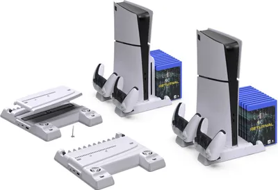 Produktbild von PS5 Grip Cooling Stand, Dual Charging, Multifunktions-Kühlung Stand